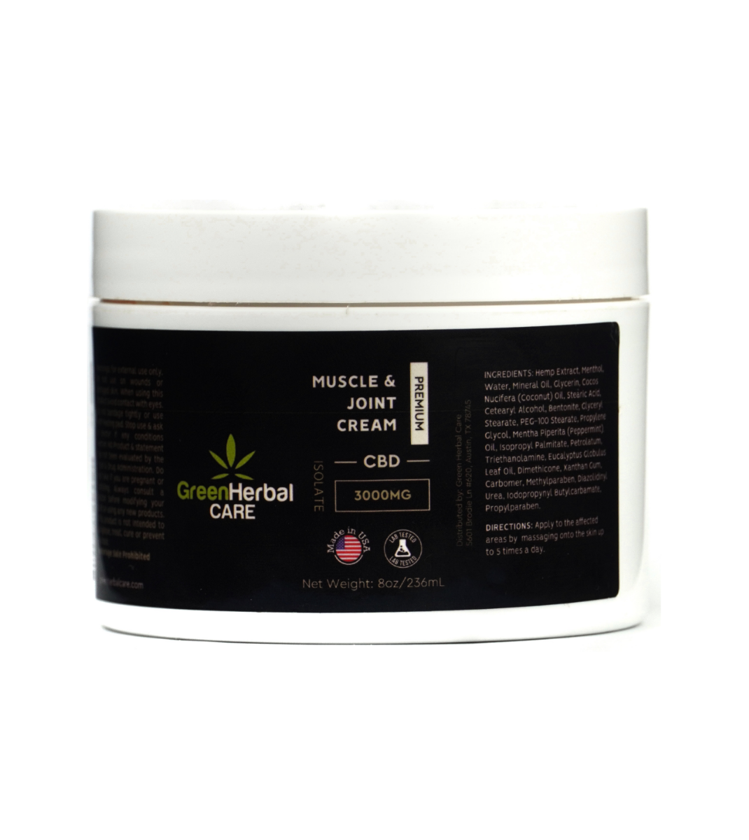 Green Herbal Care GHC Muscle and Joint CBD Cream Best Sales Price - Topicals