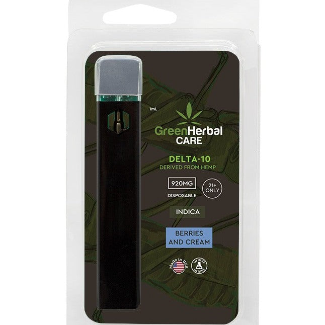 Green Herbal Care GHC Delta-10 THC Disposable Vape Best Sales Price - Vape Pens