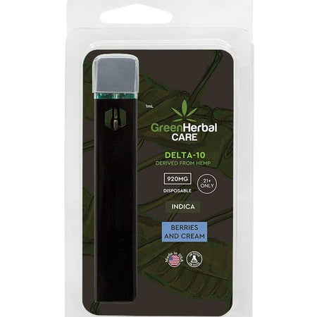 Green Herbal Care GHC Delta-10 THC Disposable Vape Best Sales Price - Vape Pens