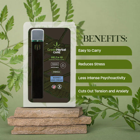 Green Herbal Care GHC Delta-10 THC Disposable Vape Best Sales Price - Vape Pens