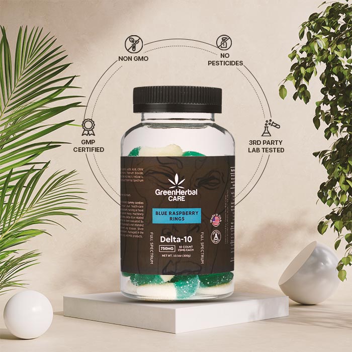 Green Herbal Care GHC Delta-10 THC Gummies Best Sales Price - Gummies