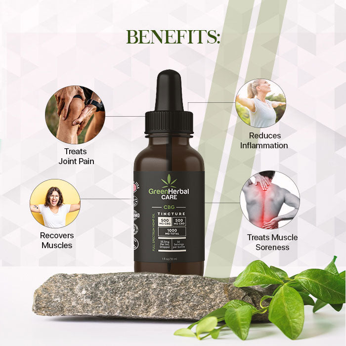 Green Herbal Care GHC Full Spectrum CBG/CBD Oil Best Sales Price - Tincture Oil