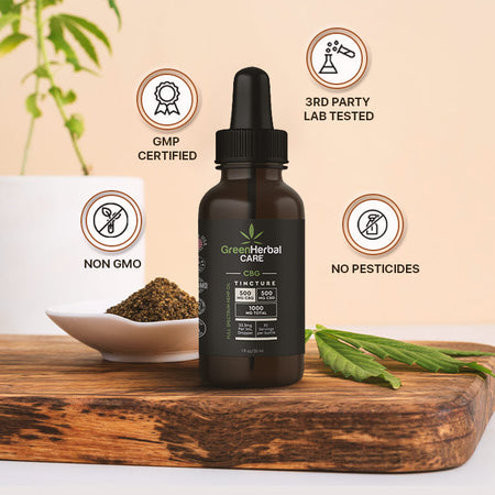 Green Herbal Care GHC Full Spectrum CBG/CBD Oil Best Sales Price - Tincture Oil