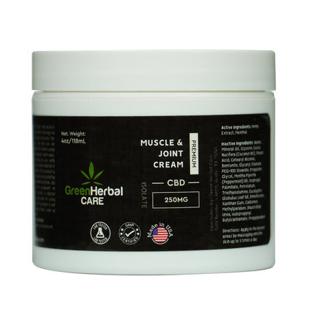 Green Herbal Care GHC Muscle and Joint CBD Cream Best Sales Price - Topicals