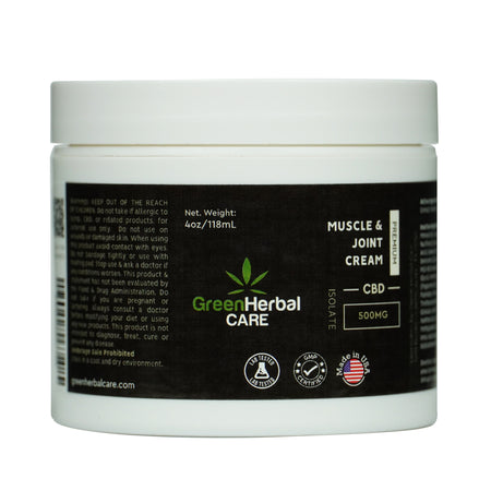 Green Herbal Care GHC Muscle and Joint CBD Cream Best Sales Price - Topicals