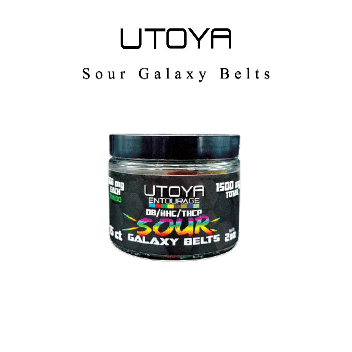Utoya | Sour Galaxy Rainbow Belt THC-P Gummies 1500mg - 9000mg Best Sales Price - Gummies