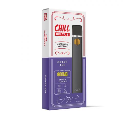 Grape Ape Delta 8 THC Vape Pen - Disposable Chill Plus 900mg (1ml) Best Sales Price - Vape Pens