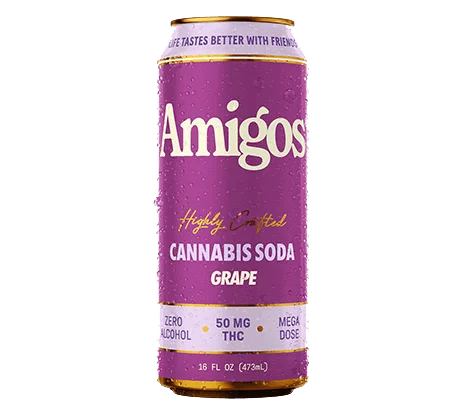 Amigos Grape Cannabis Sodas