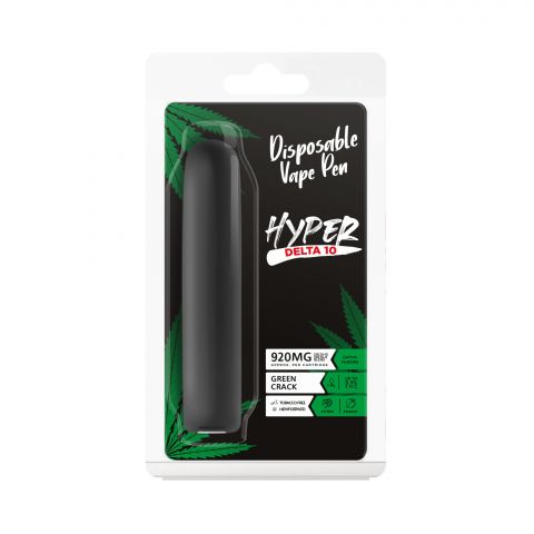 Green Crack Delta 10 THC Vape Pen - Disposable Hyper 920mg Best Sales Price - Vape Pens