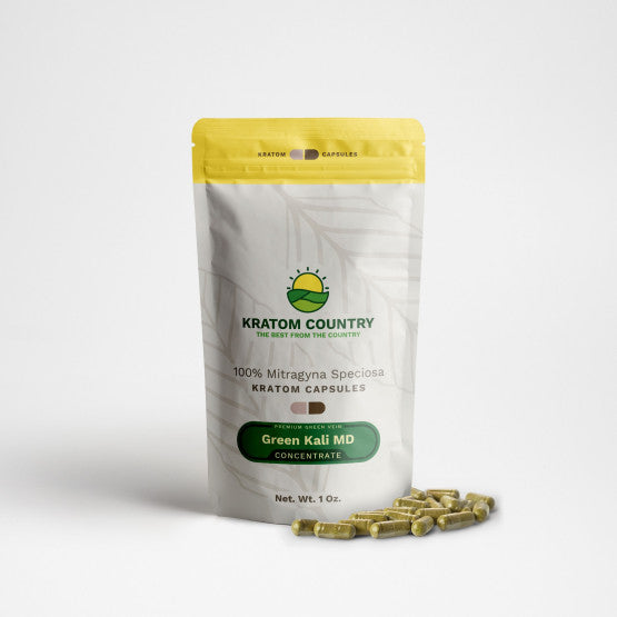 Kratom Country Green Kali Maeng Da Kratom Capsules