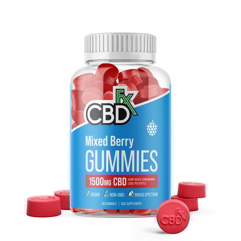 [CBDFX Top Deals] Original Mixed Berry CBD Gummies