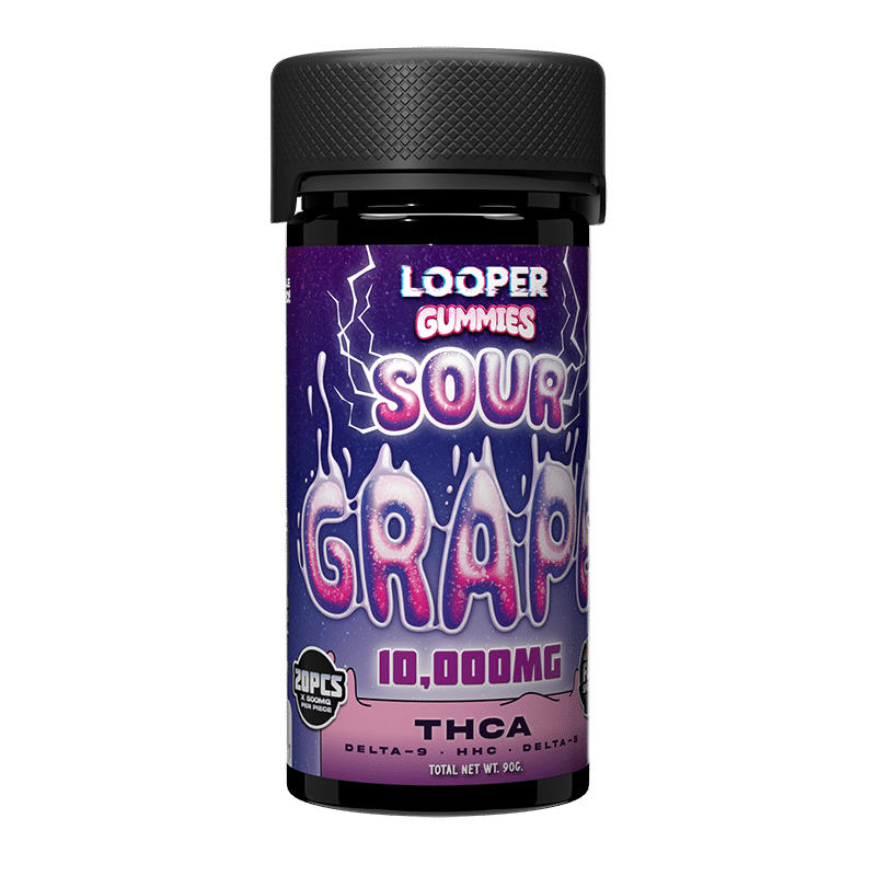 Looper Vape THC-A Gummies: Sour Grape