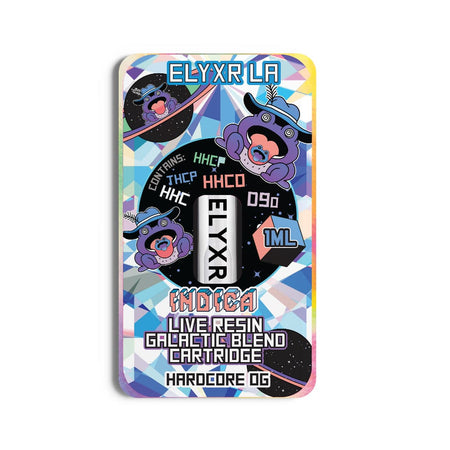 Elyxr Live Resin Galactic Blend (HHC, HHCo, THCP, HHCP, D9o) Cartridge 1 Gram (1000mg) Best Sales Price - Vape Cartridges