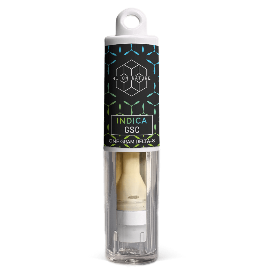 Hi On Nature 1g DELTA 8 INDICA VAPE CARTRIDGE - GSC Best Sales Price - Vape Cartridges