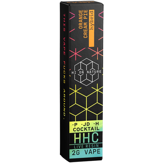 Hi On Nature 2g HHC COCKTAIL HYBRID VAPE - ORANGE CREAM Best Sales Price - Vape Pens