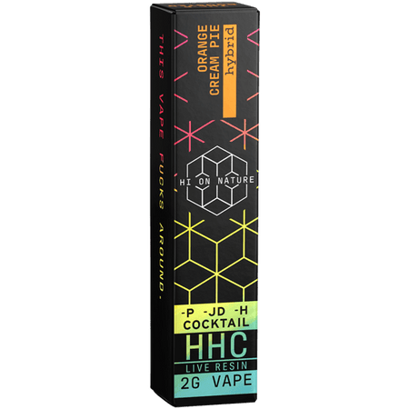 Hi On Nature 2g HHC COCKTAIL HYBRID VAPE - ORANGE CREAM Best Sales Price - Vape Pens