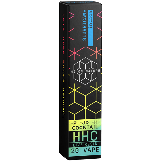 Hi On Nature 2g HHC COCKTAIL INDICA VAPE - SLURRICANE Best Sales Price - Vape Pens