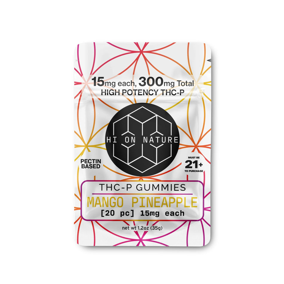 Hi On Nature 300mg THC-P Gummy Bears - Pectin Based Infused Hemp Extract Edibles