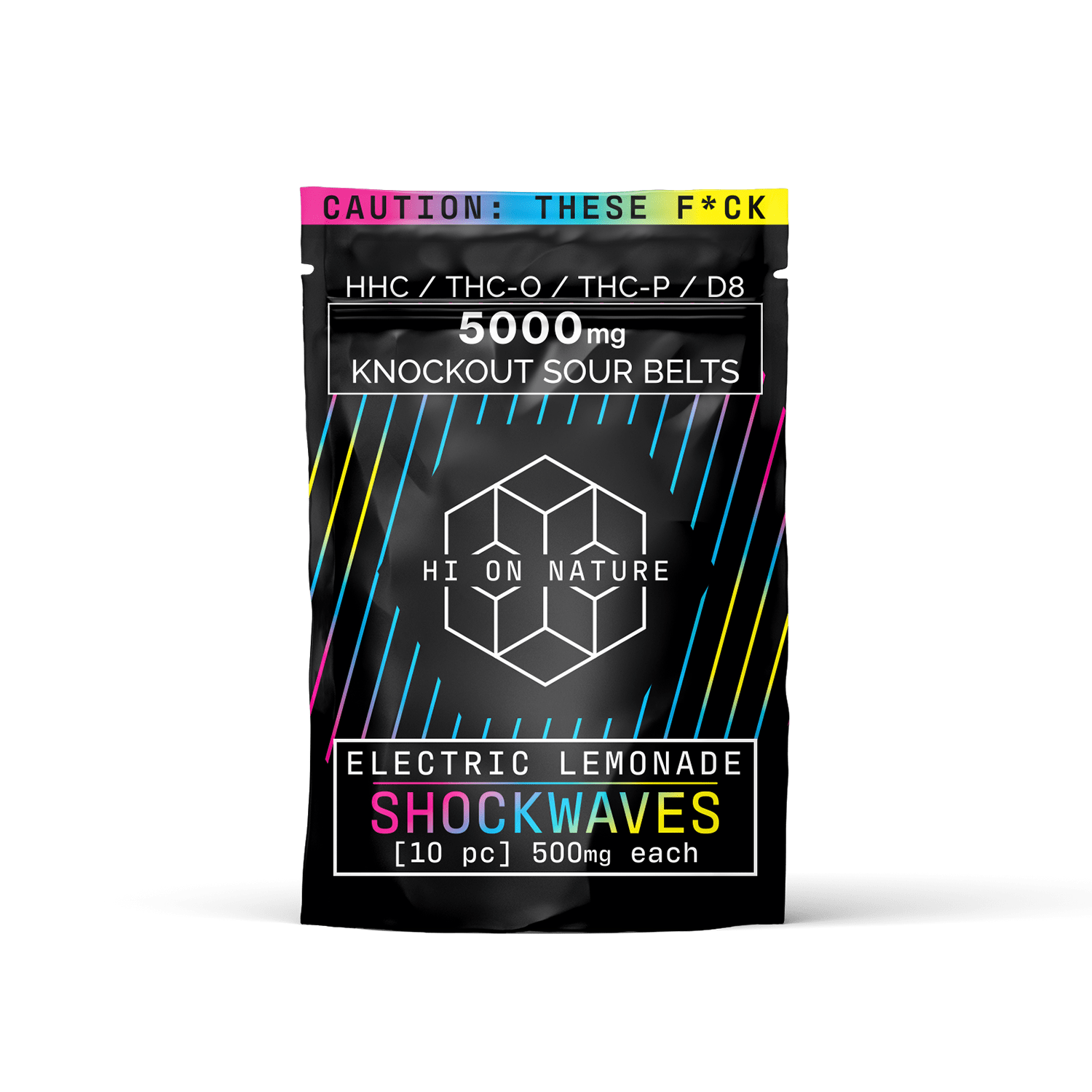 Hi On Nature 5000mg KNOCKOUT SHOCKWAVES - ELECTRIC LEMONADE Best Sales Price - Edibles