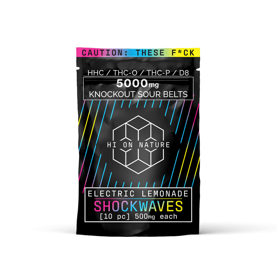 Hi On Nature 5000mg KNOCKOUT SHOCKWAVES - ELECTRIC LEMONADE Best Sales Price - Edibles