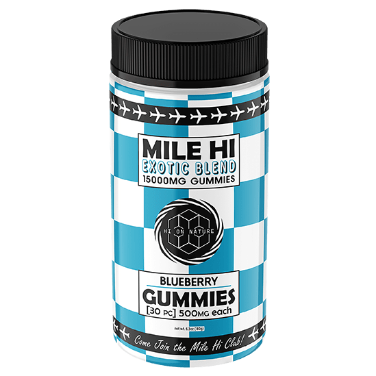 Hi On Nature 15000mg MILE HI PECTIN GUMMIES - 7 FLAVORS