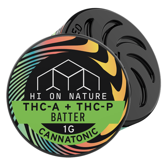 Hi On Nature 1g DAB BATTER THC-A + THC-P - CANNATONIC Best Sales Price - CBD
