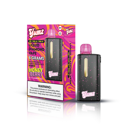 Yumz - Honey Berry - Hybrid - THC Disposable Vape ( 6 Grams ) ( D9 + THCA + THC-P ) Best Sales Price - Vape Pens