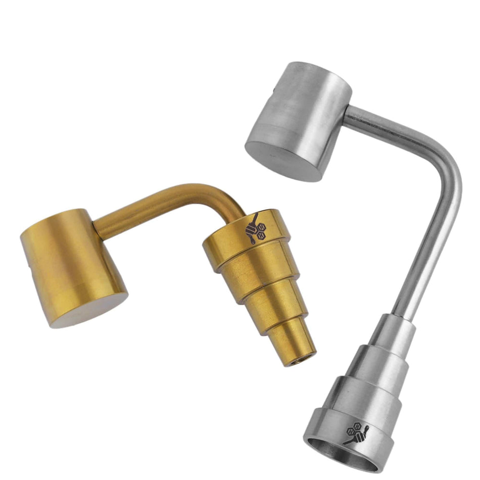 Honeybee Herb Long Neck 6 in 1 Titanium Banger