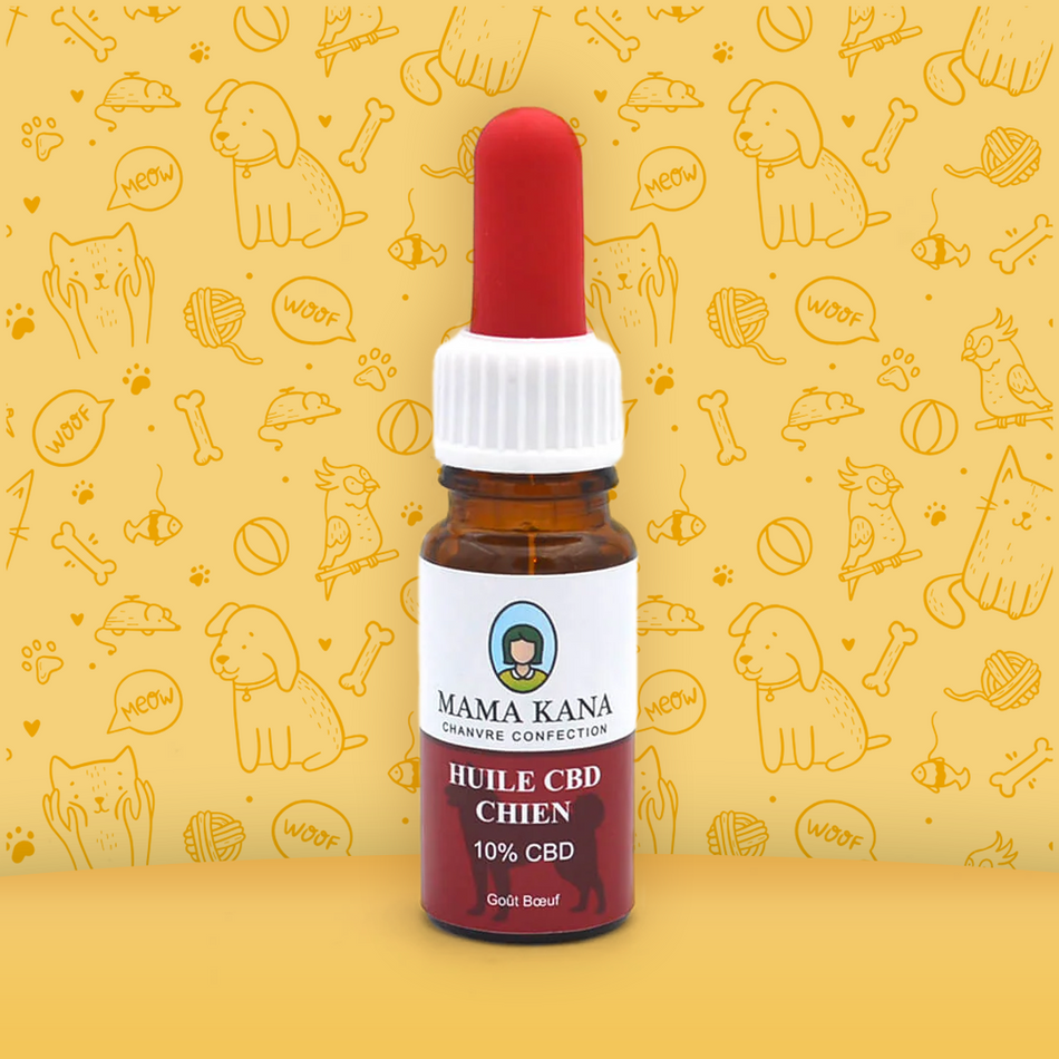 MAMA KANA CBD Huile 10% de CBD pour Chien 🐶