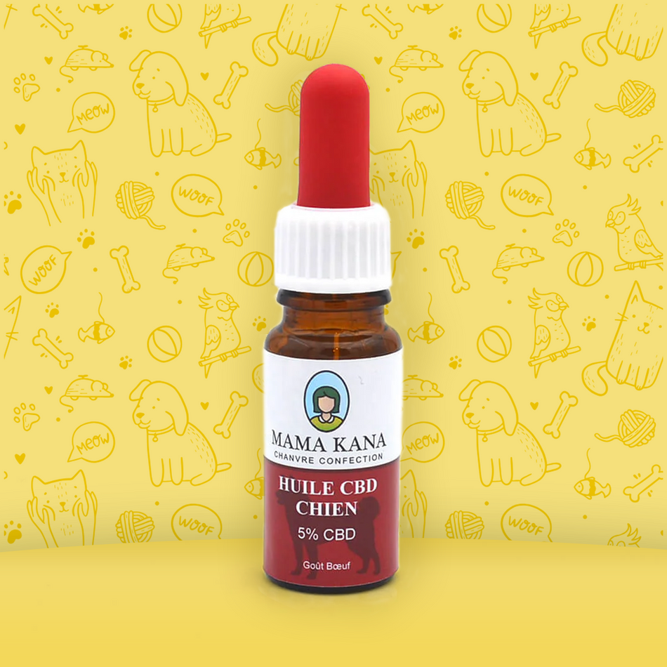 MAMA KANA CBD Huile 5% de CBD pour Chien 🐶