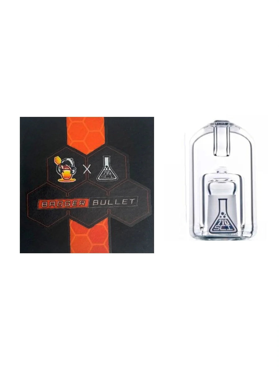 Huni Badger x 710SciGlass Badger Bullet Bubbler 14MM