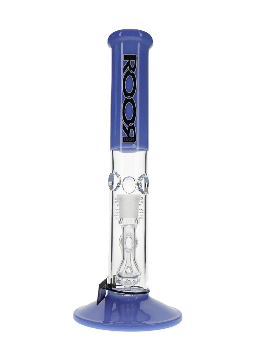14″ ROOR Tech Fixed Straight Milky Blue Water Pipe