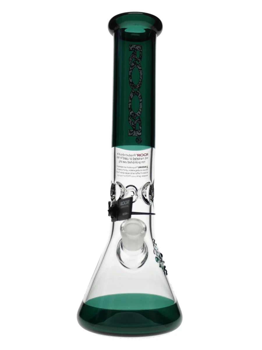 14″ ROOR Tech Jade 50x5mm Beaker Bong