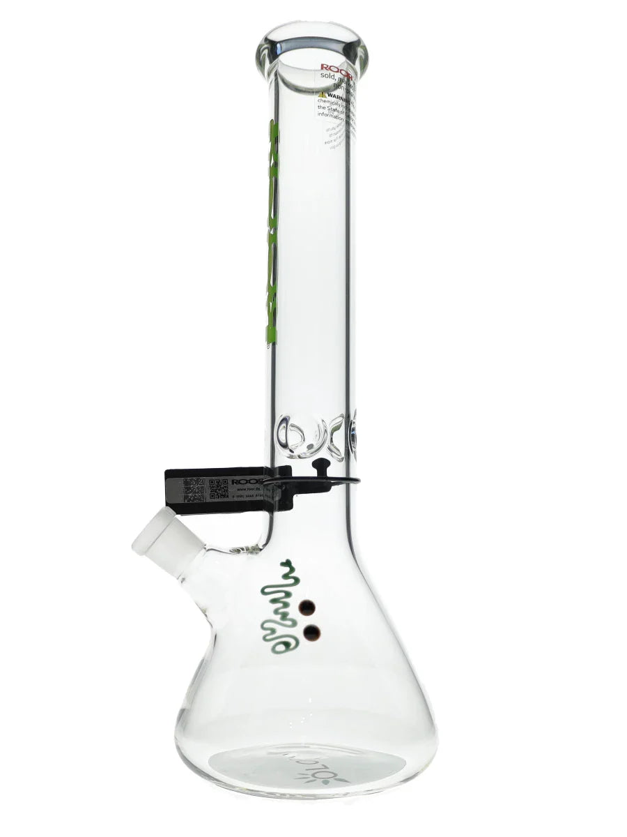 14″ ROOR Green 45x5mm Beaker Bong
