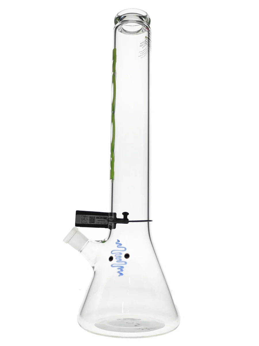 18″ ROOR Zeaker Green 60x5mm Beaker Bong