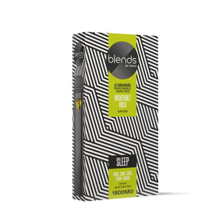 Incredible Hulk Vape Pen - CBD, CBG - Disposable - Blends - 1800MG Best Sales Price - Vape Pens