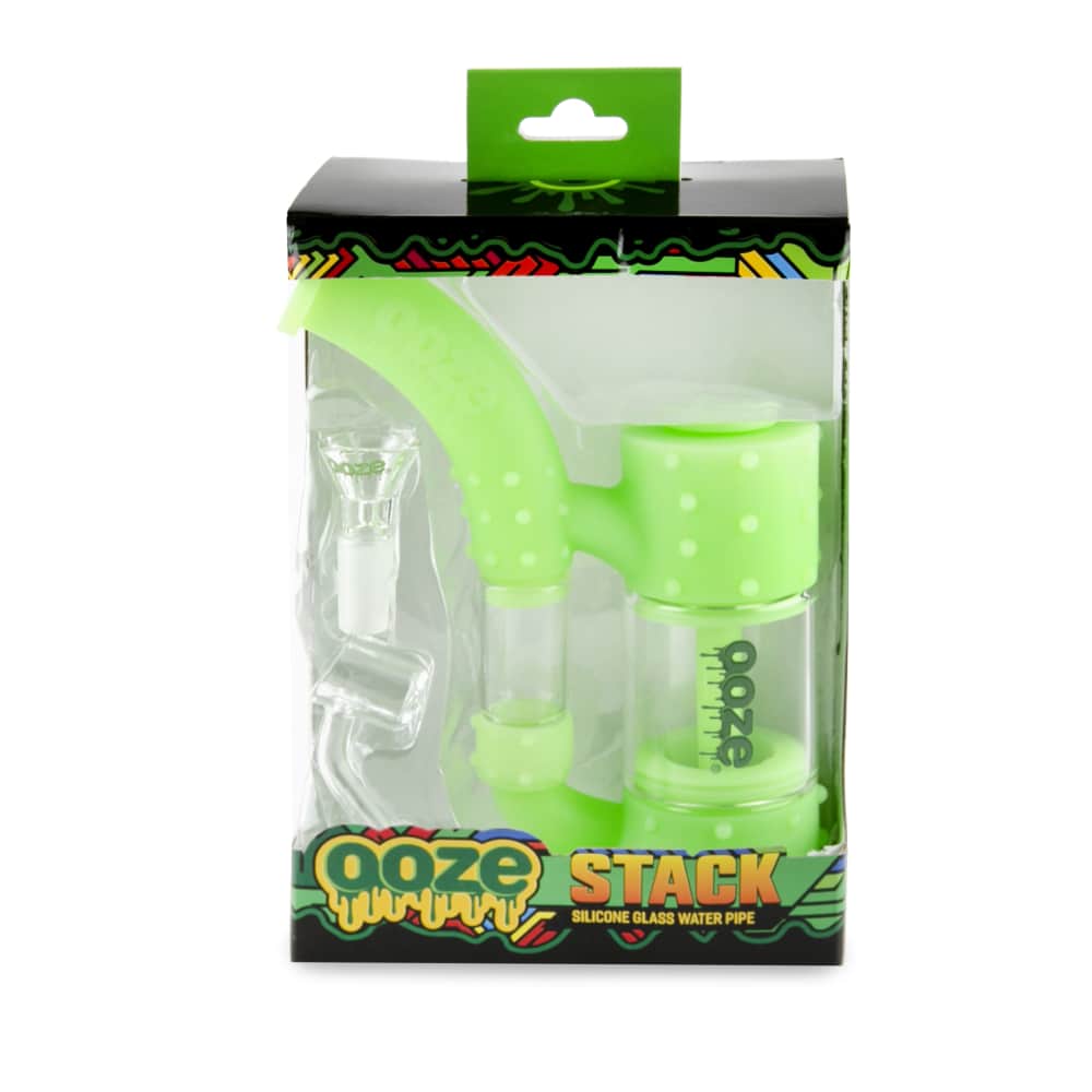 Ooze Stack Pipe Silicone Bubbler Best Sales Price - Bongs