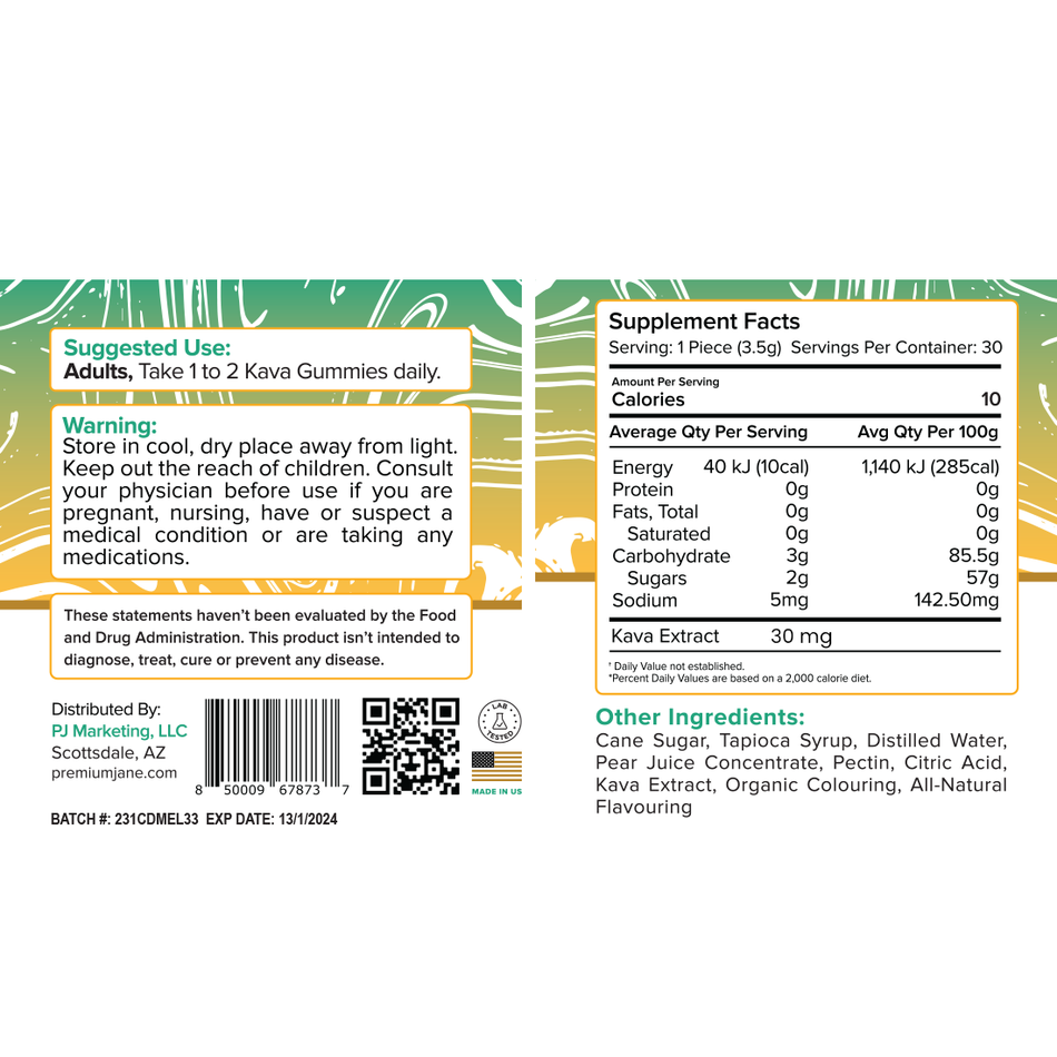 Premium Jane Kava Gummies