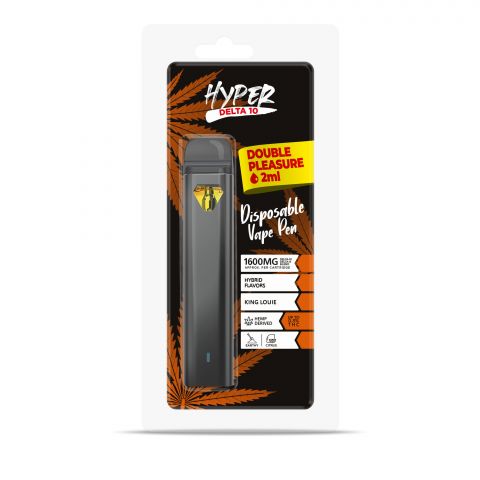 King Louie THC Vape - Delta 10 Disposable Hyper 1600mg Best Sales Price - Vape Pens