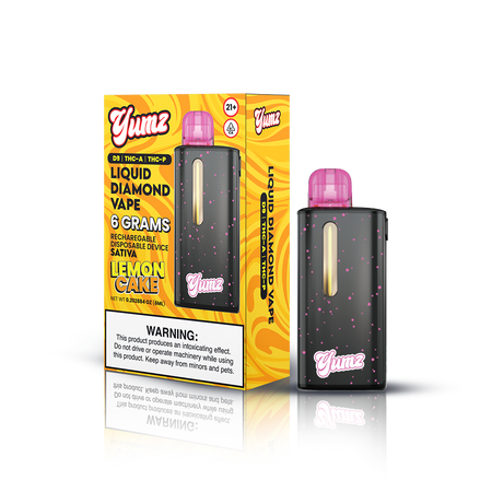 Yumz - Lemon Cake - Sativa - THC Disposable Vape ( 6 Grams ) ( D9 + THCA + THC-P ) Best Sales Price - Vape Pens