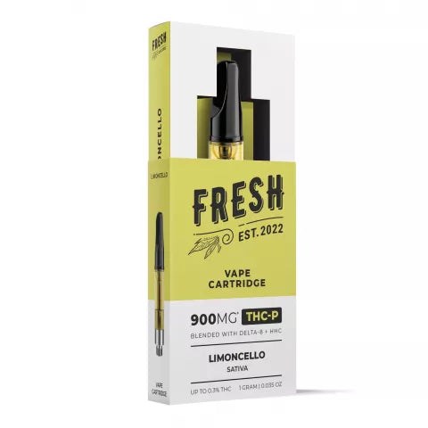 Limoncello Cartridge - THCP - 900mg - Fresh Best Sales Price - Vape Cartridges