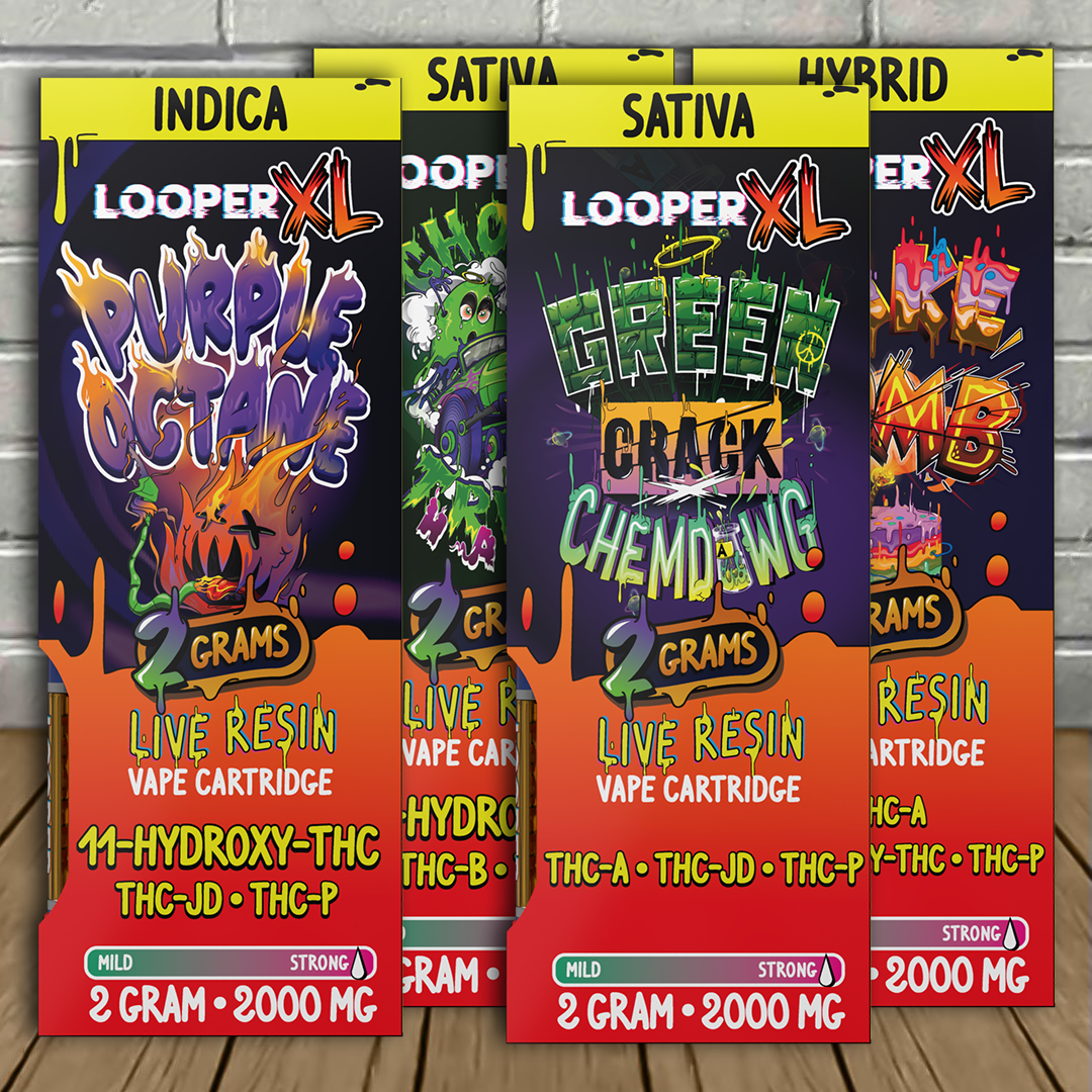 Looper XL Live Resin Vape Cartridge 2g Best Sales Price - Vape Cartridges