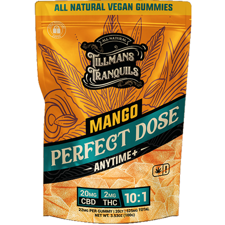 Tillmans Tranquils Mango 10:1 CBD:THC Gummies Best Sales Price - Gummies