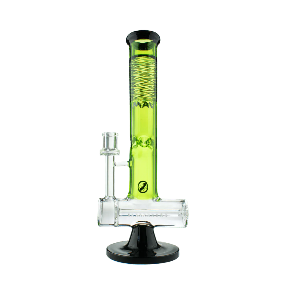 MAV Glass Slitted Inline Wig Wag Reversal Top Bong