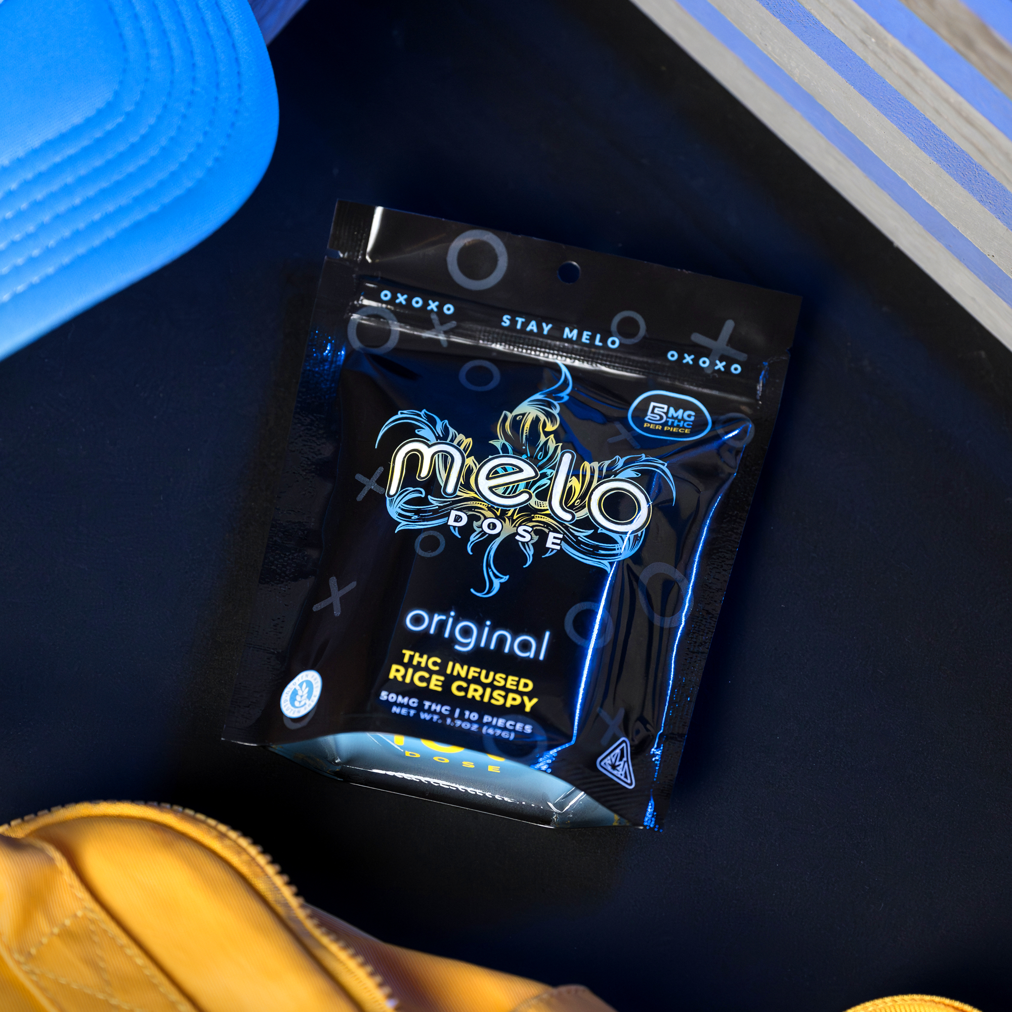 Melo Dose Original 50MG Delta-9 THC Rice Crispy Best Sales Price - CBD