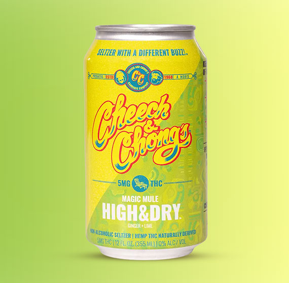 Cheech & Chong’s Magic Mule High & Dry Thc Infused Seltzer Water (6 packs)