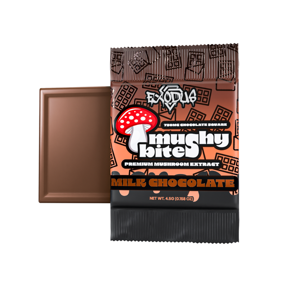 Exodus | Mushy Bites Mushroom Chocolate Square - 750mg