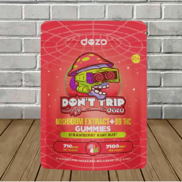 Dozo Don’t Trip Mushroom Extract + D9 Gummies 7100mg Best Sales Price - Gummies