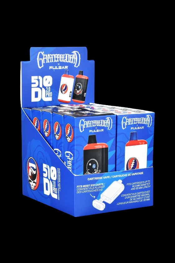 Grateful Dead x Pulsar 510 DL 2.0 Pro Auto-Draw VV Vape Bar Best Sales Price - Vaporizers