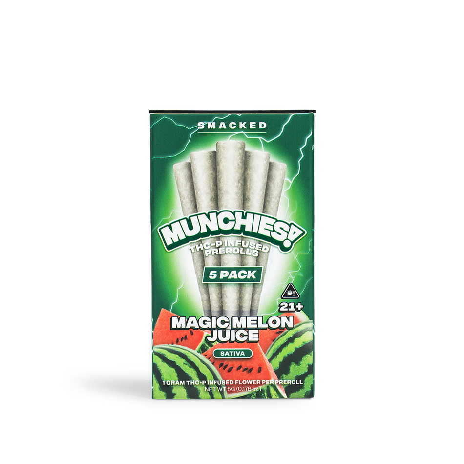 Delta Munchies Magic Melon Juice - Mini Doinks 5-Pack THCP Prerolls